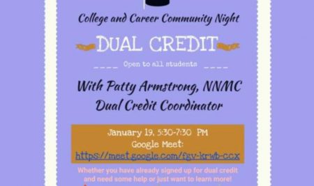 Free NNMC Dual Credit Info Session Tonight! (Wednesday, January 19th from 5:30 pm – 7:30 pm)