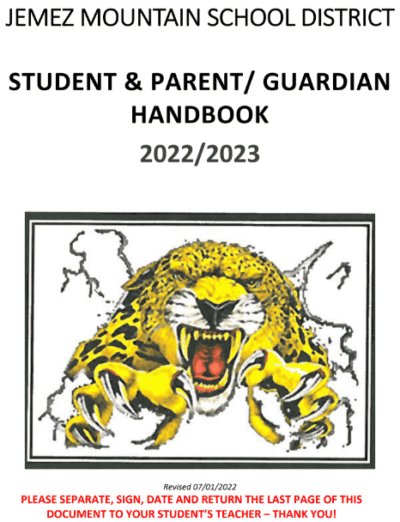 Student and Parent/Guardian Handbook