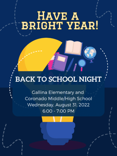 GES and CMHS Back to School Night