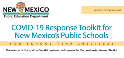 Updated COVID-19 Response Toolkit for New Mexico’s Public Schools